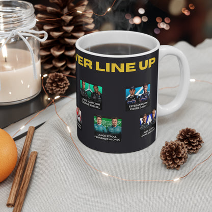 F1 2024 driver line up Mug