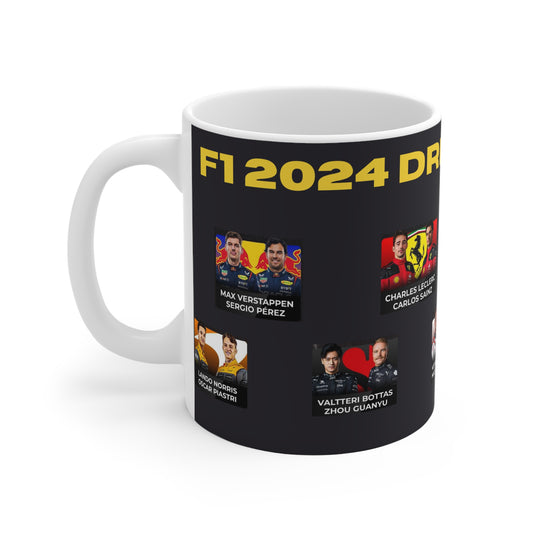 F1 2024 driver line up Mug