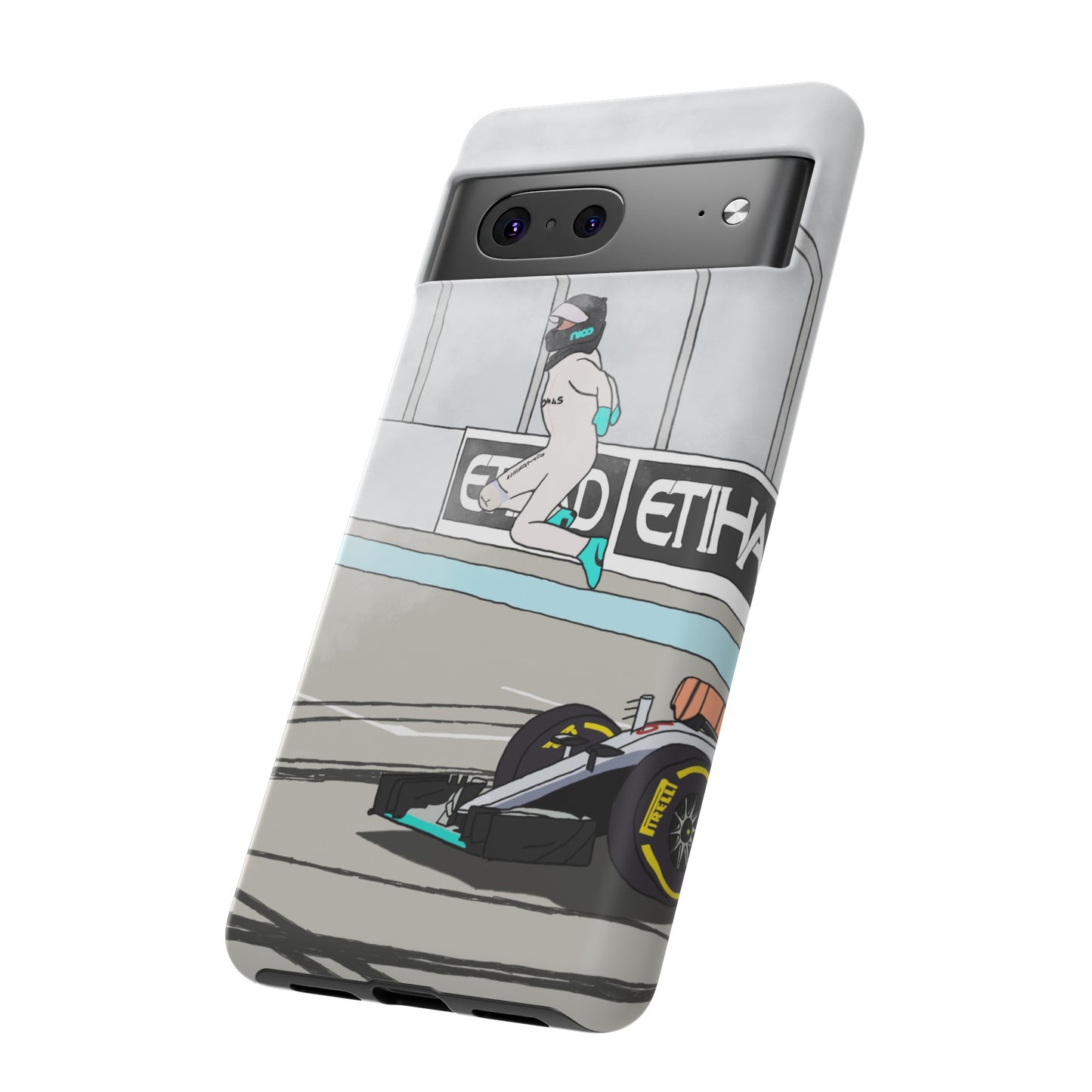 F1 Racing Google Pixel Phone Case: Nico Rosberg