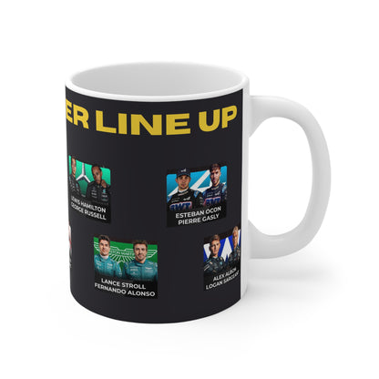 F1 2024 driver line up Mug