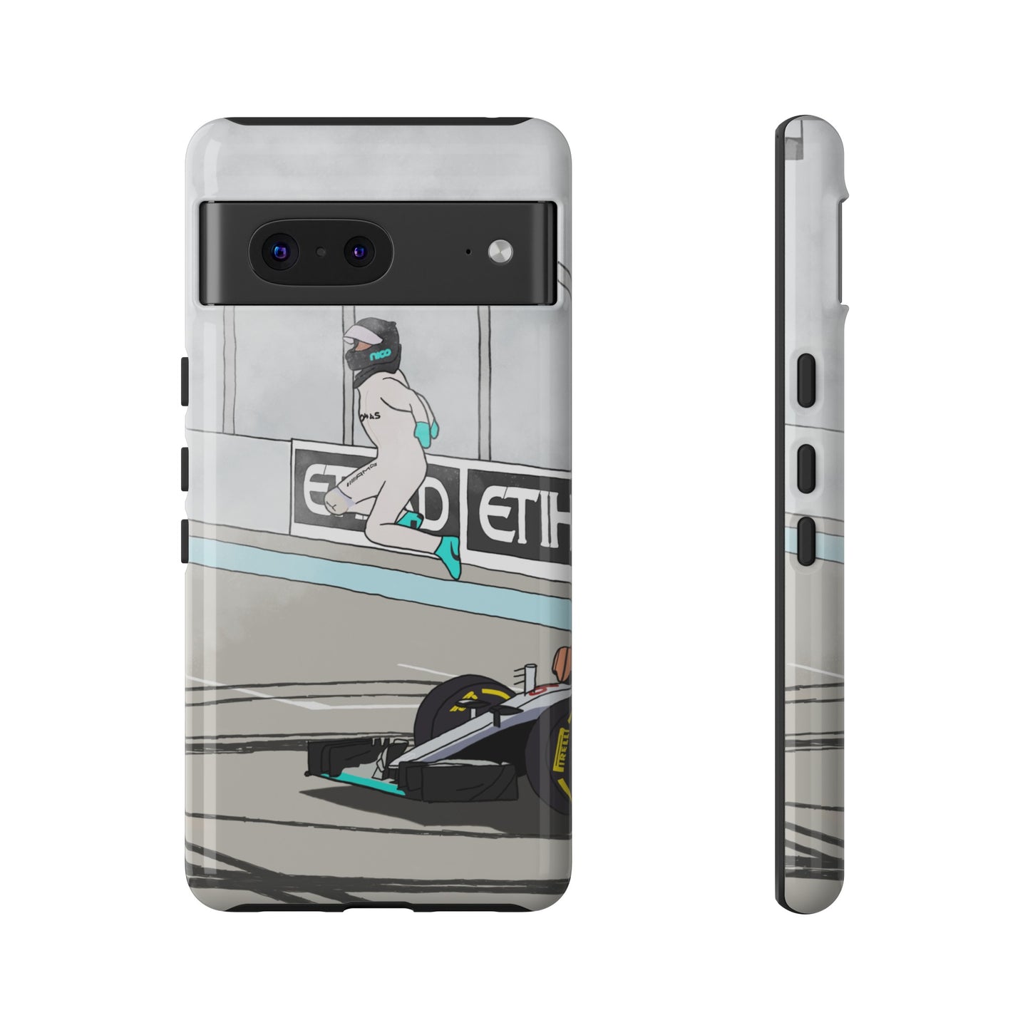 F1 Racing Google Pixel Phone Case: Nico Rosberg