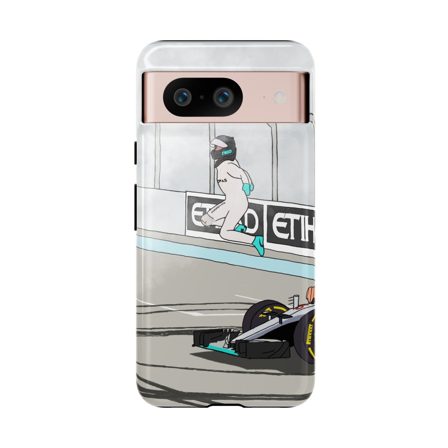 F1 Racing Google Pixel Phone Case: Nico Rosberg